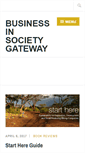 Mobile Screenshot of businessinsociety.eu